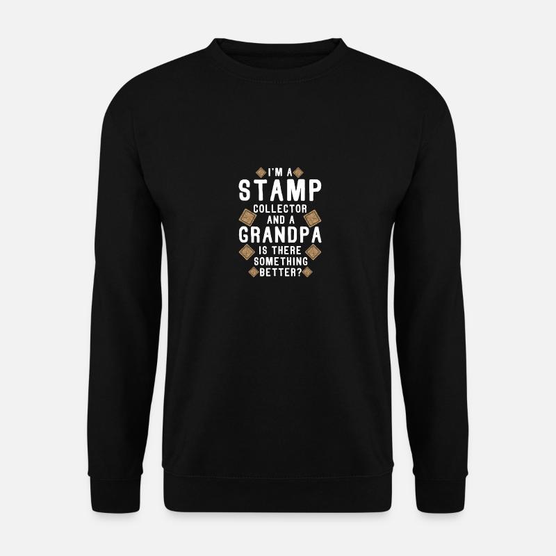 Stamps collect stamp collection - Unisex Sweatshirt - black