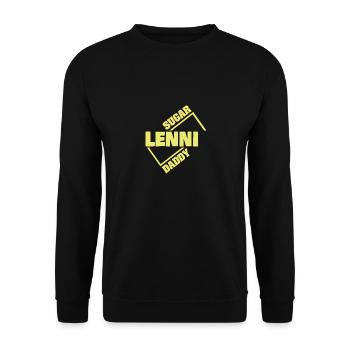 Sugardaddy Lenni - Unisex Pullover - Schwarz - Vorne - Alina (178cm) & Michal (187cm)