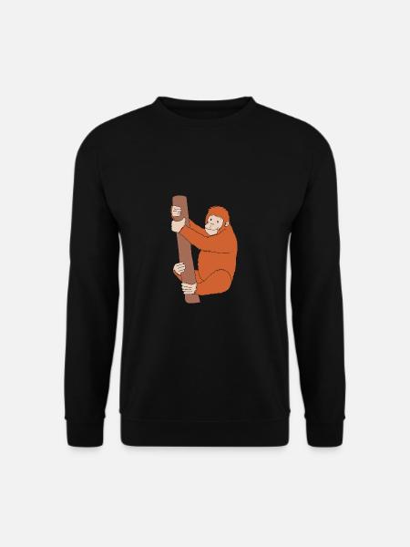 Orangutan - Unisex Sweatshirt - black