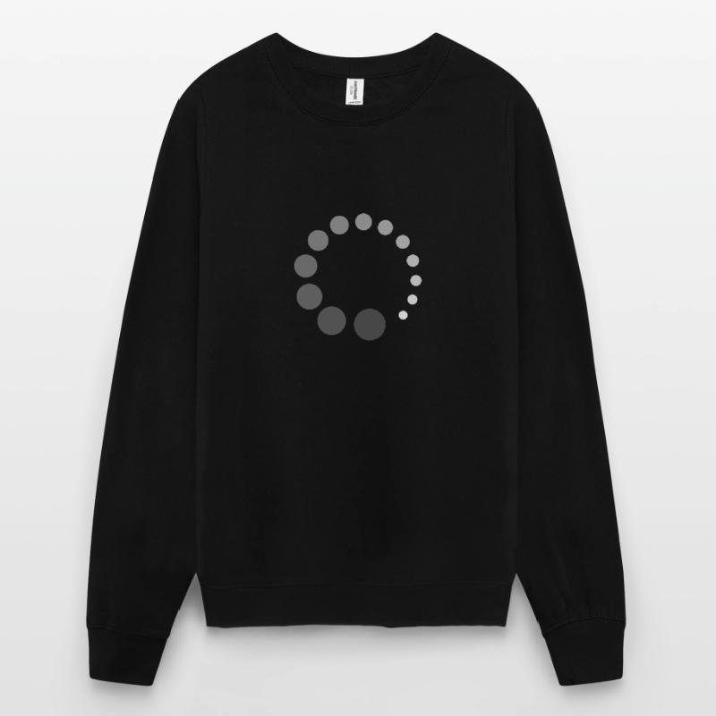 Buffering loading icon Unisex Sweatshirt
