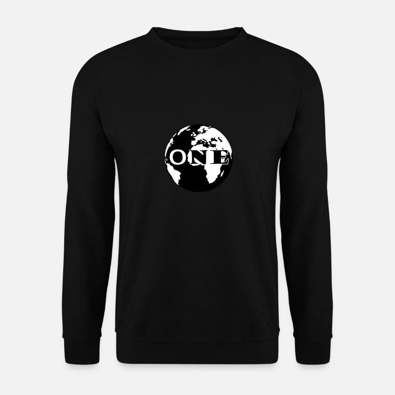 One World - Unisex Pullover - Schwarz