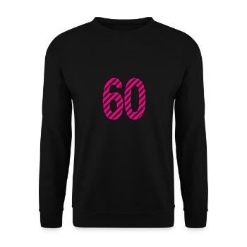 ANNIVERSARY. HAPPY BIRTHDAY. HAPPY BIRTHDAY. - Unisex Sweatshirt - black - Front - Alina (178cm) & Michal (187cm)