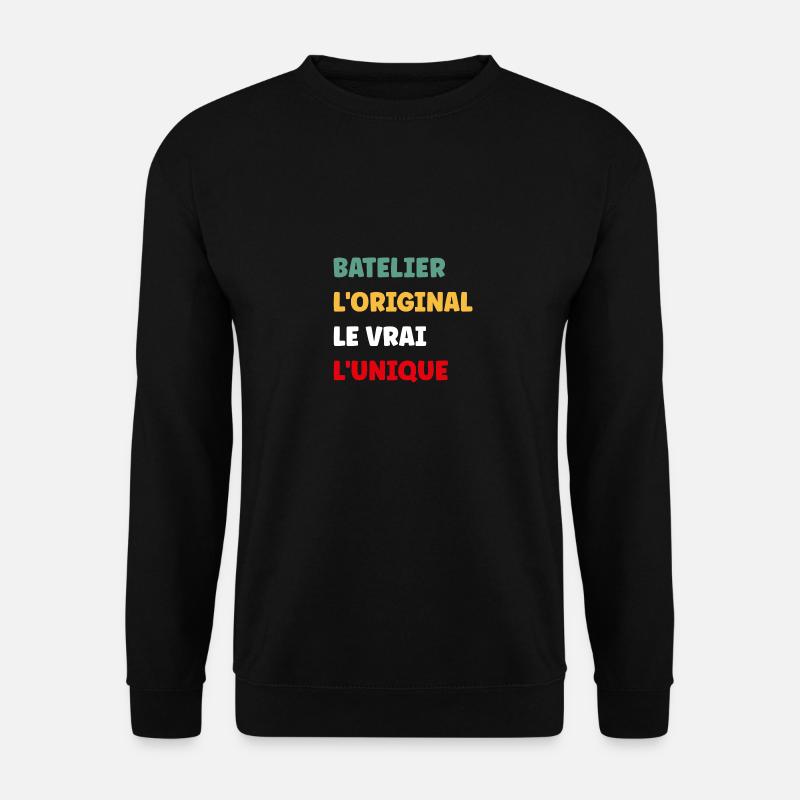 batelier - Sweat-shirt Unisexe - noir