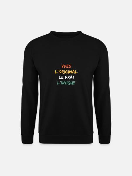 YVES - Sweat-shirt Unisexe - noir