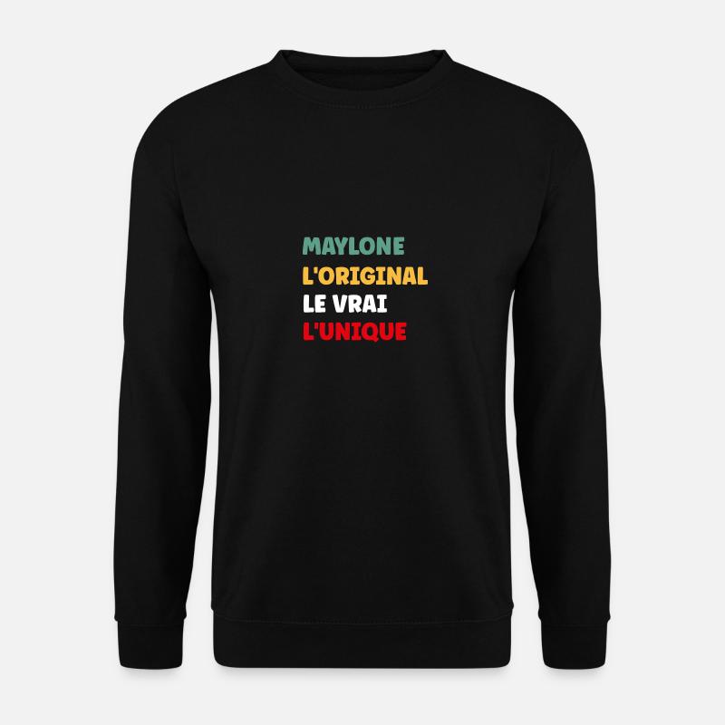 Maylone - Sweat-shirt Unisexe - noir