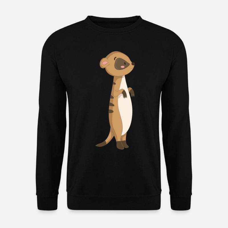 Chat de mer suricate - Sweat-shirt Unisexe - noir