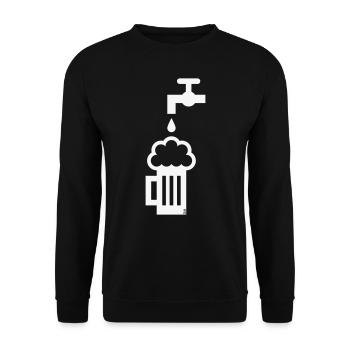 XBayrisches Original (White) - Unisex Pullover - Schwarz - Vorne - Alina (178cm) & Michal (187cm)