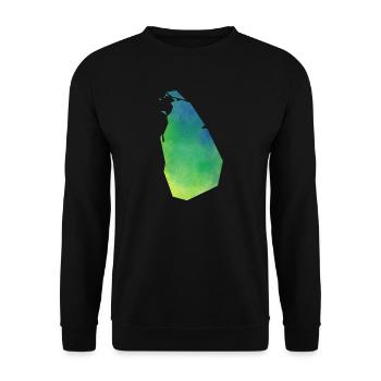 sri lanka - Unisex Sweatshirt - black - Front - Alina (178cm) & Michal (187cm)