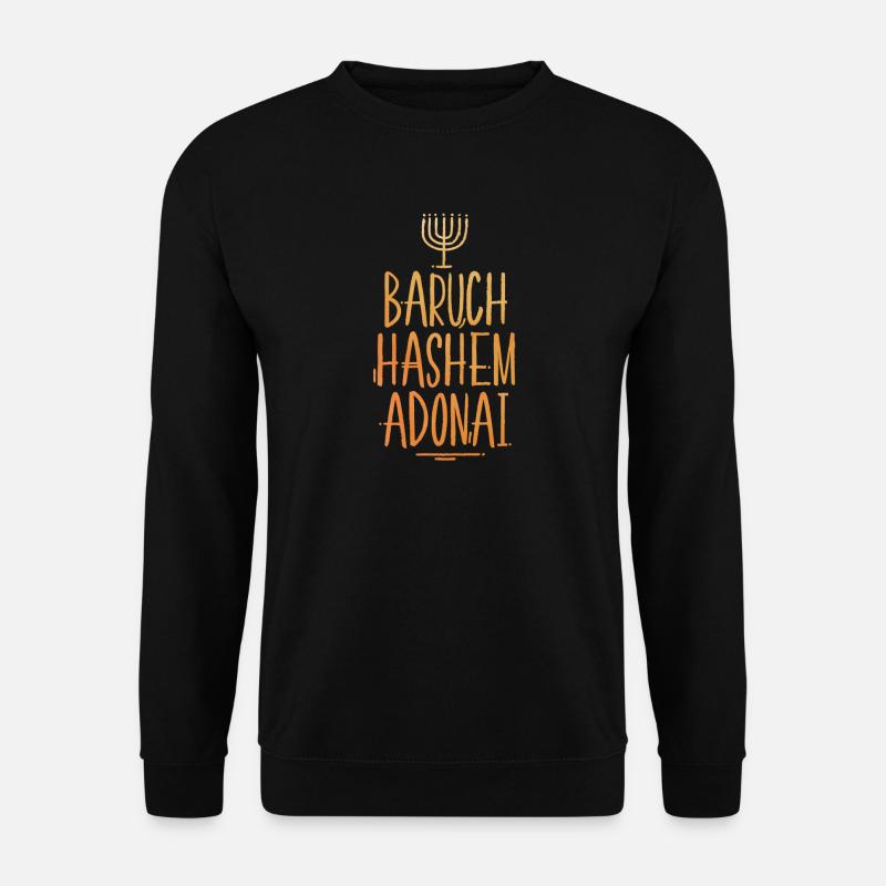 Baruch Hashem Adonai - Unisex Sweatshirt - black