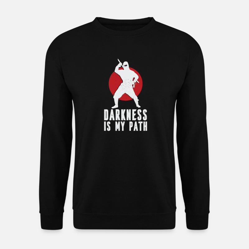Les ténèbres sont mon chemin - Sweat-shirt Unisexe - noir