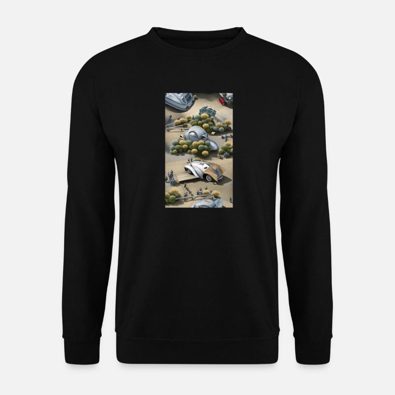 Futuristisches Auto - Unisex Pullover - Schwarz