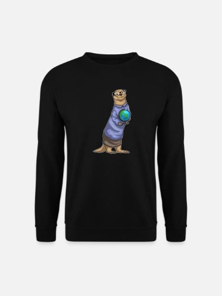 Otter Geschichte Lehrer Schule - Unisex Pullover - Schwarz