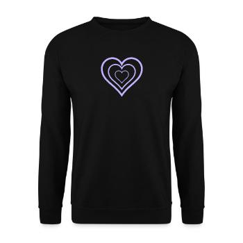 MUTTERTAG. SCHÖNEN MUTTERTAG. MAMA - Unisex Pullover - Schwarz - Vorne - Alina (178cm) & Michal (187cm)