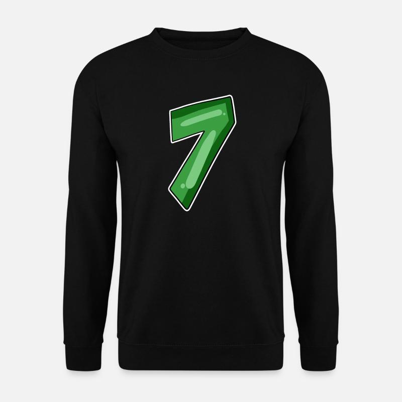 Numéro 7 Numéro - Sweat-shirt Unisexe - noir