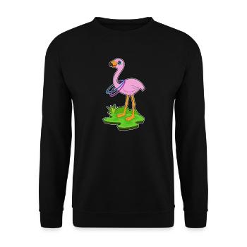 Gymnastique d’entraînement Flamingo Fitness Hoop - Sweat-shirt Unisexe - noir - Devant - Alina (178cm) & Michal (187cm)
