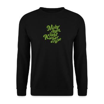 Logo without background green - Unisex Pullover - Schwarz - Vorne - Alina (178cm) & Michal (187cm)
