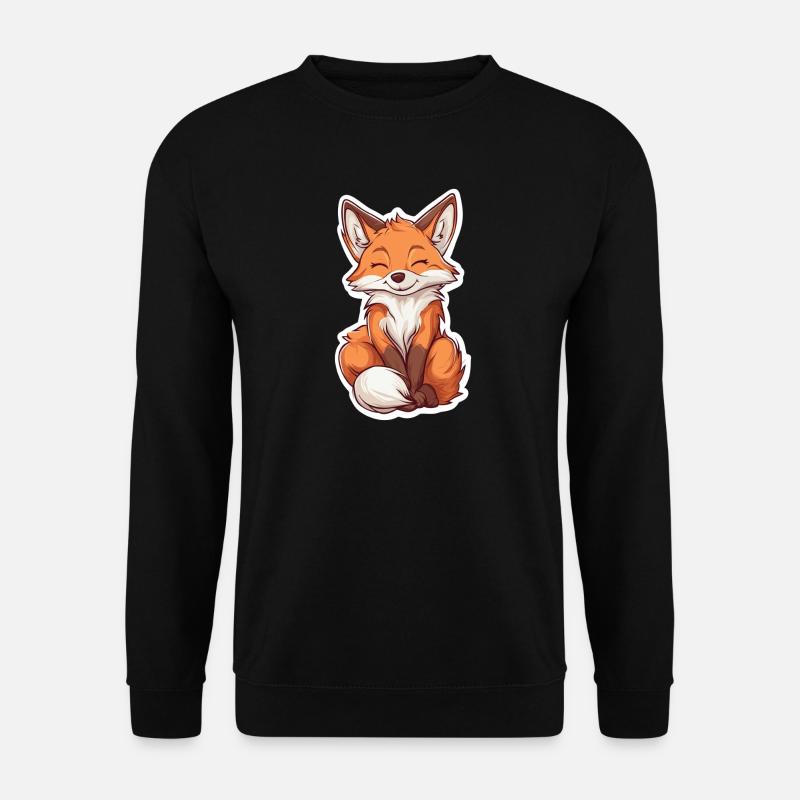 Fox - Unisex Sweatshirt - black