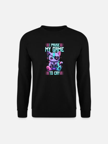 Pastel Goth Soft Goth Gaming Gamer - Sweat-shirt Unisexe - noir