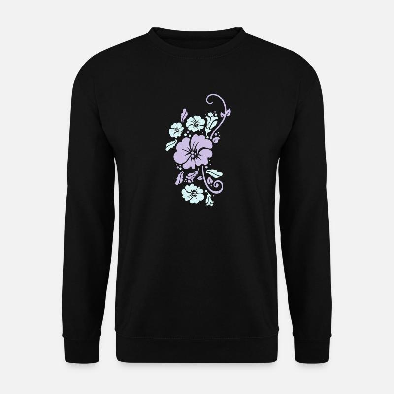 floral - Unisex Sweatshirt - black
