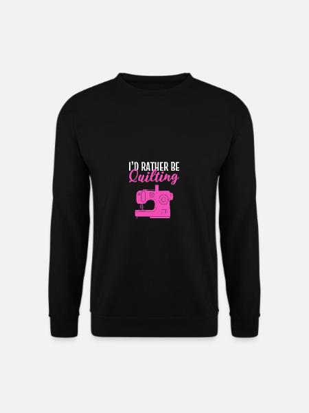 Rather quilted couturier poison - Unisex Sweatshirt - black