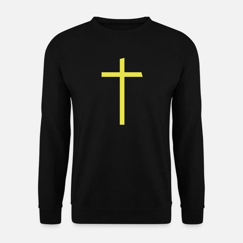 Kreuz - Unisex Pullover - Schwarz