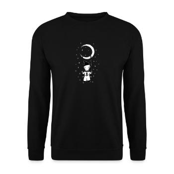 Swing - Unisex Sweatshirt - black - Front - Alina (178cm) & Michal (187cm)