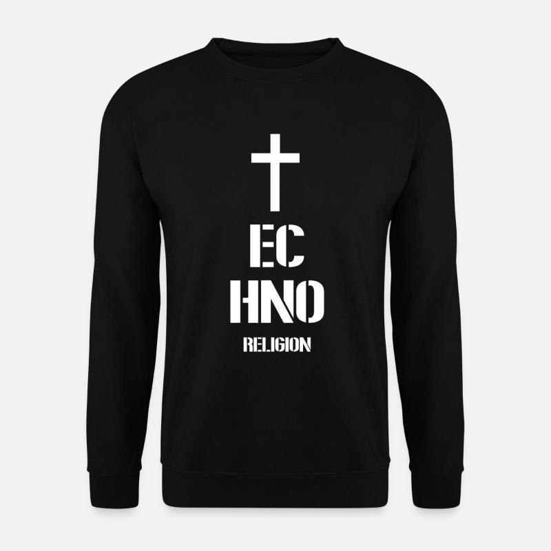 Techno - Sweat-shirt Unisexe - noir