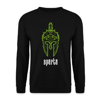 Sparte 02 - Sweat-shirt Unisexe - noir - Devant - Alina (178cm) & Michal (187cm)