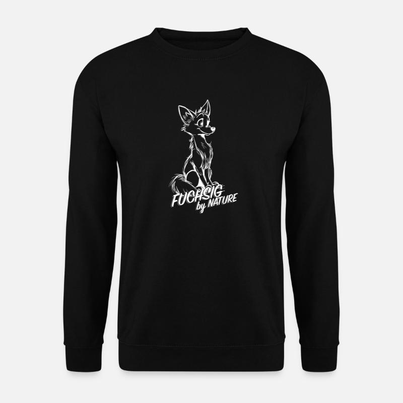 Fuchsig by Nature - Unisex Pullover - Schwarz