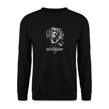 Hovawart Mom Dog Dog Wilsigns - Unisex Sweatshirt - black - Front - Alina (178cm) & Michal (187cm)