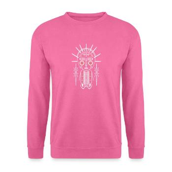 Conception de figurine vaudou drôle et folle - Sweat-shirt Unisexe - rose - Devant