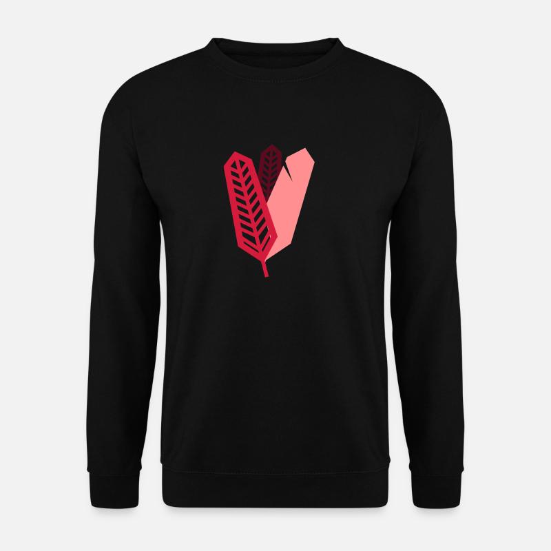 Federn - Unisex Pullover - Schwarz