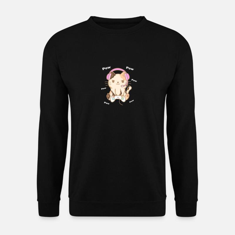 Gamingcat - Unisex Pullover - Schwarz