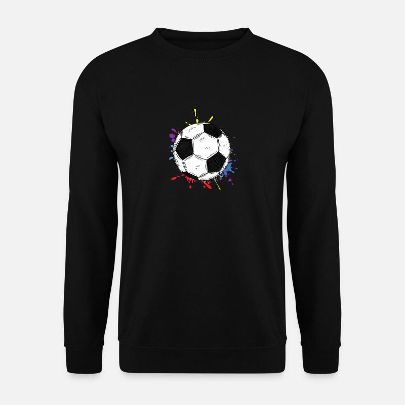 Fußball - Unisex Pullover - Schwarz