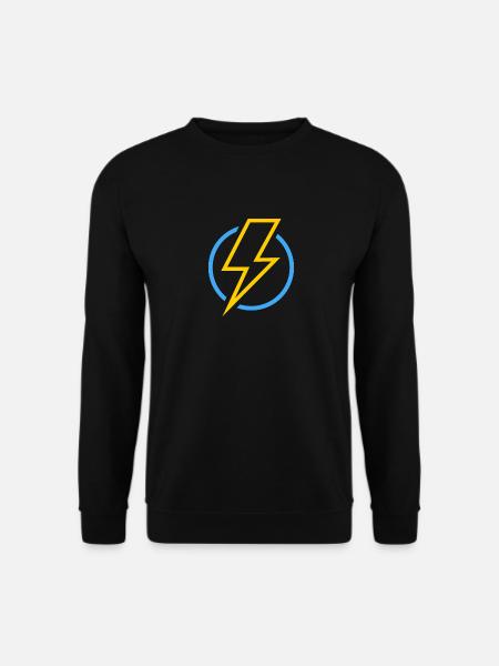 Éclair - Sweat-shirt Unisexe - noir