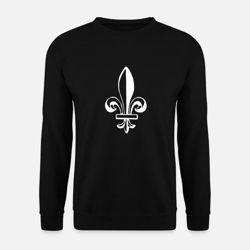 Lilie - Unisex Pullover - Schwarz