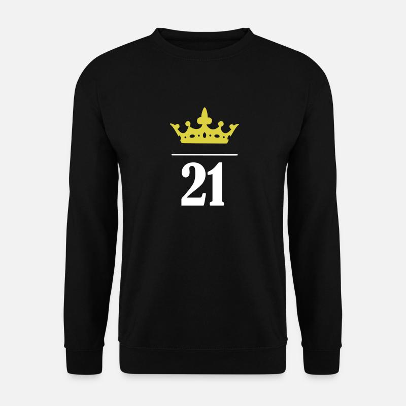 21 jährige Prinzessin - Unisex Pullover - Schwarz