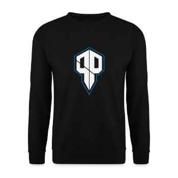 Pureness.one ESPORT LOGO - Unisex Pullover - Schwarz - Vorne - Alina (178cm) & Michal (187cm)