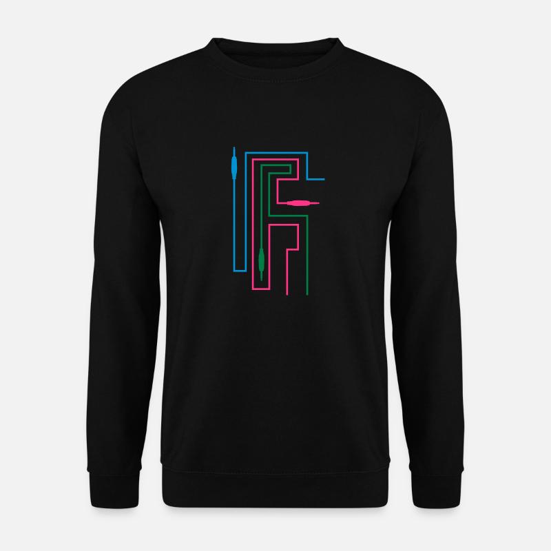 TON TRON - Klinkestecker mit Kabel - Unisex Pullover - Schwarz