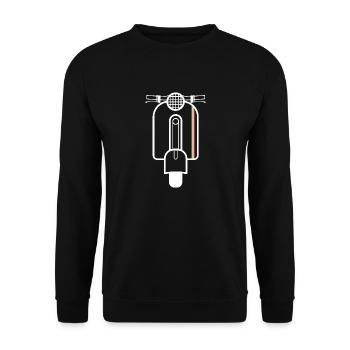 Roller Italien - Unisex Pullover - Schwarz - Vorne - Alina (178cm) & Michal (187cm)