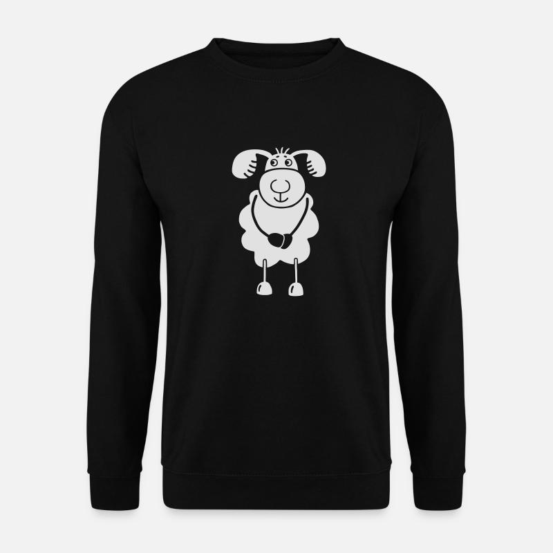 Moutons timide - V - Sweat-shirt Unisexe - noir