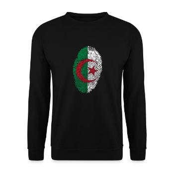 Algerie - Unisex Pullover - Schwarz - Vorne - Alina (178cm) & Michal (187cm)