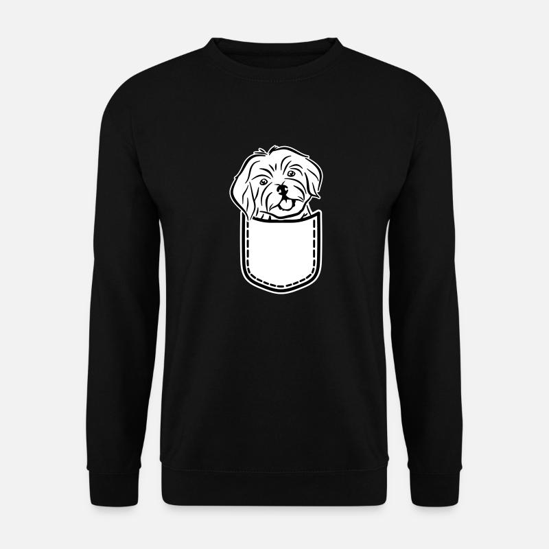 Havaneser - Unisex Pullover - Schwarz