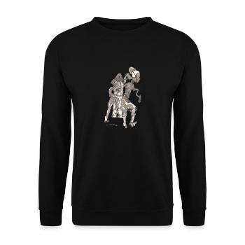 Nouvelle histoire - Sweat-shirt Unisexe - noir - Devant - Alina (178cm) & Michal (187cm)