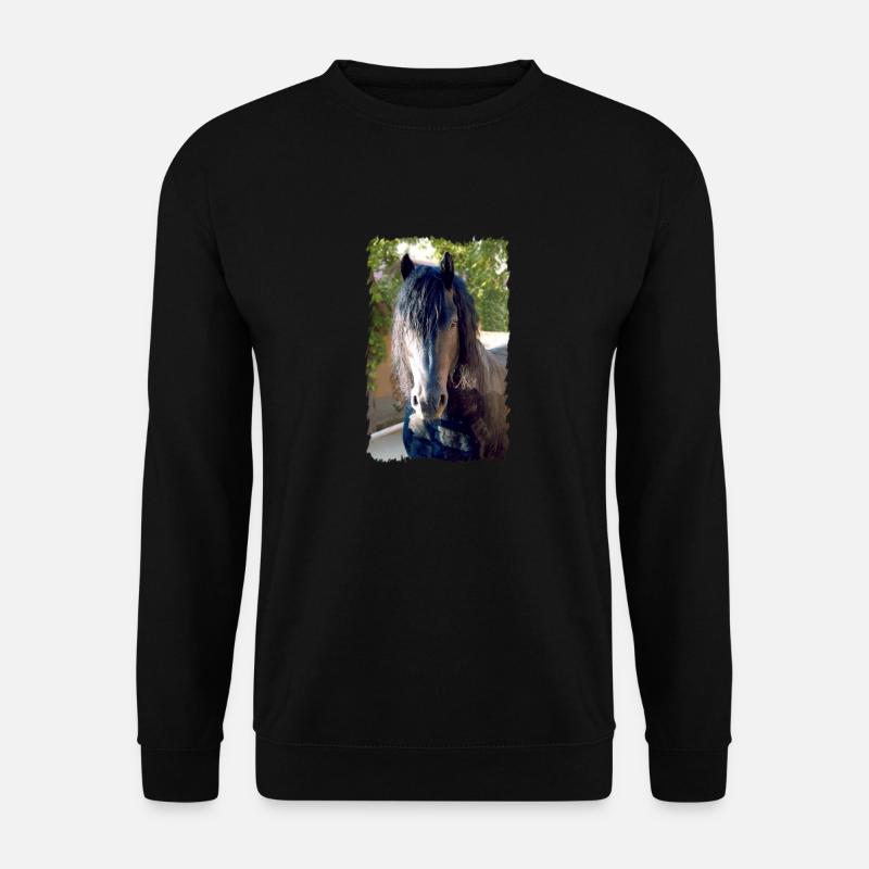 Friesenpferd - Unisex Pullover - Schwarz