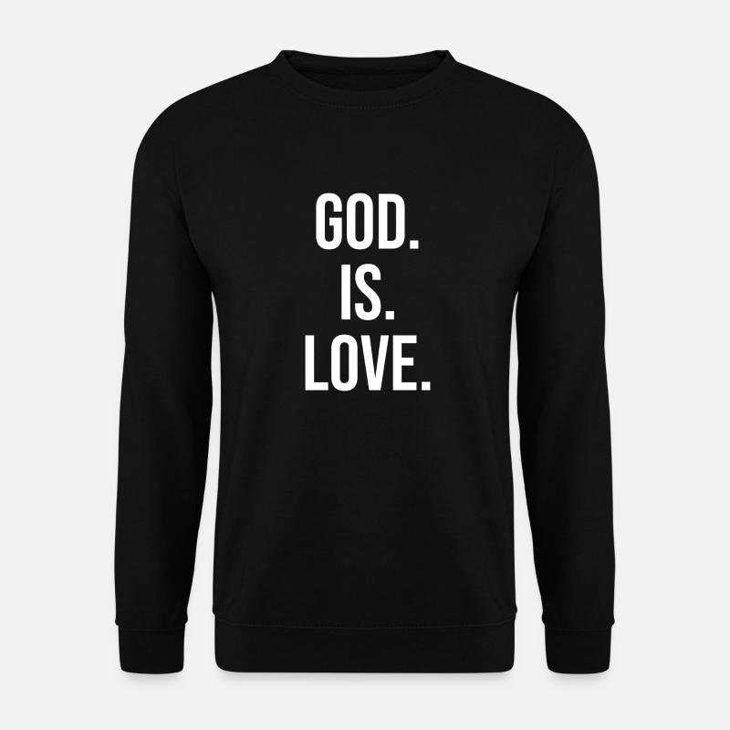 God is love - Unisex Sweatshirt - black