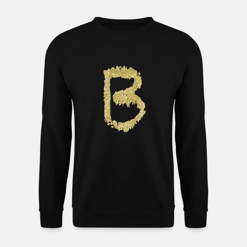 Letter B Gift Name - Unisex Sweatshirt - black