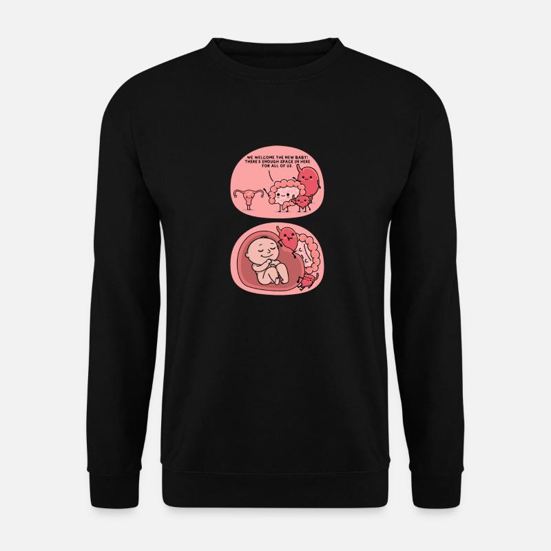 Schwangerschaft Witz - Unisex Pullover - Schwarz