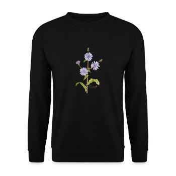 Wegwarte - Unisex Pullover - Schwarz - Vorne - Alina (178cm) & Michal (187cm)