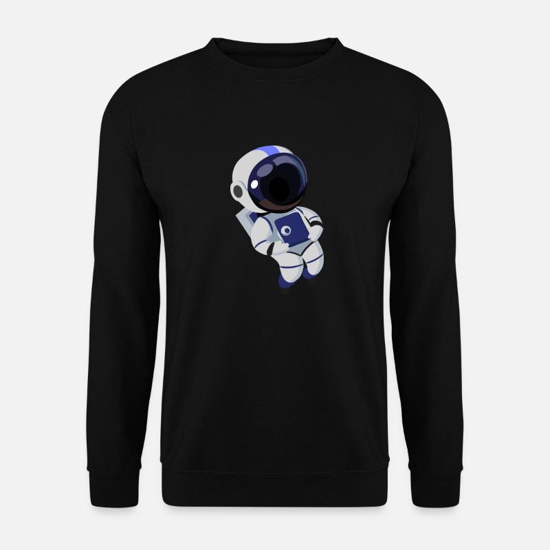 Astronaut - Unisex Pullover - Schwarz